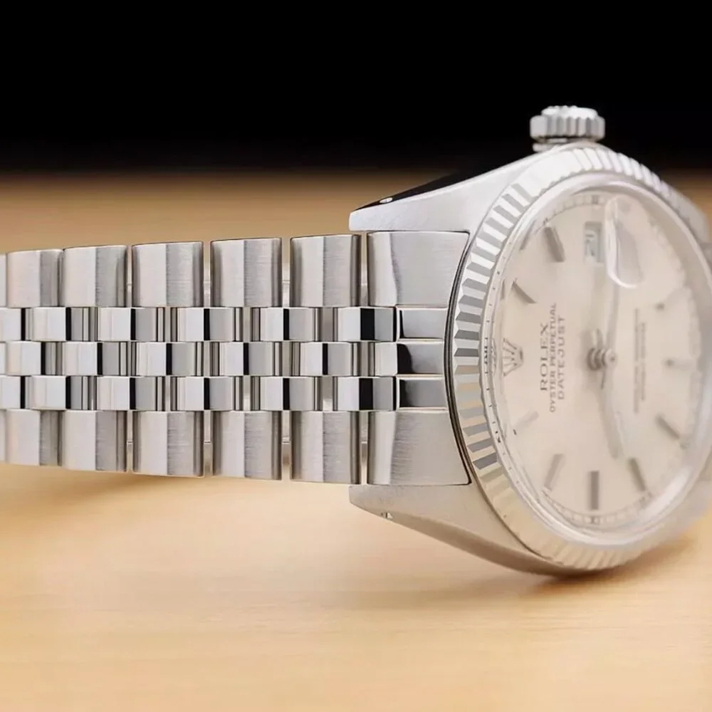 Rolex Men's Datejust 18k White Gold Factory Watch